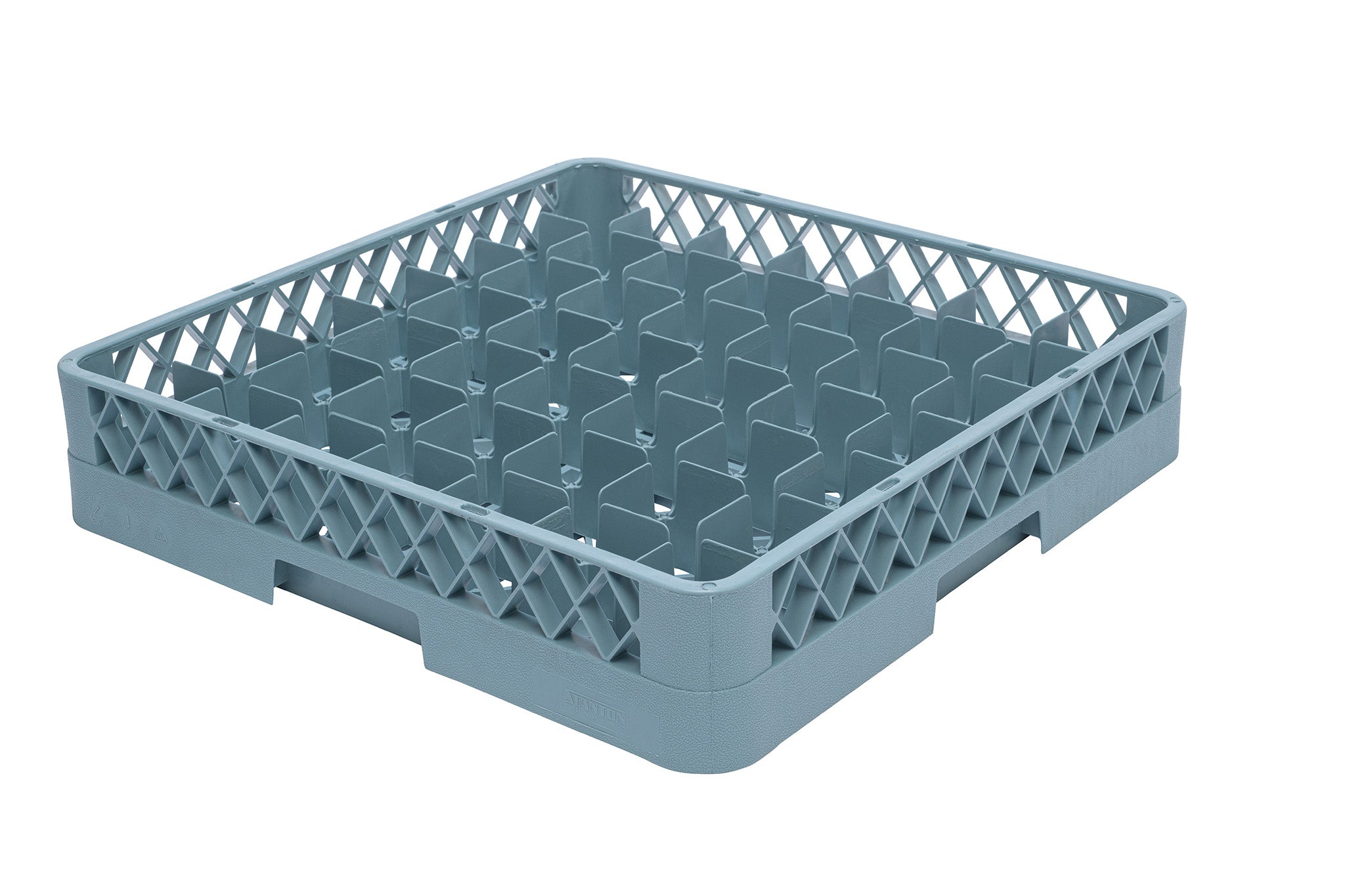 Full Size Glass/Stemware Rack (19-5/8" x 19-5/8"), 49 Compartment, Gray