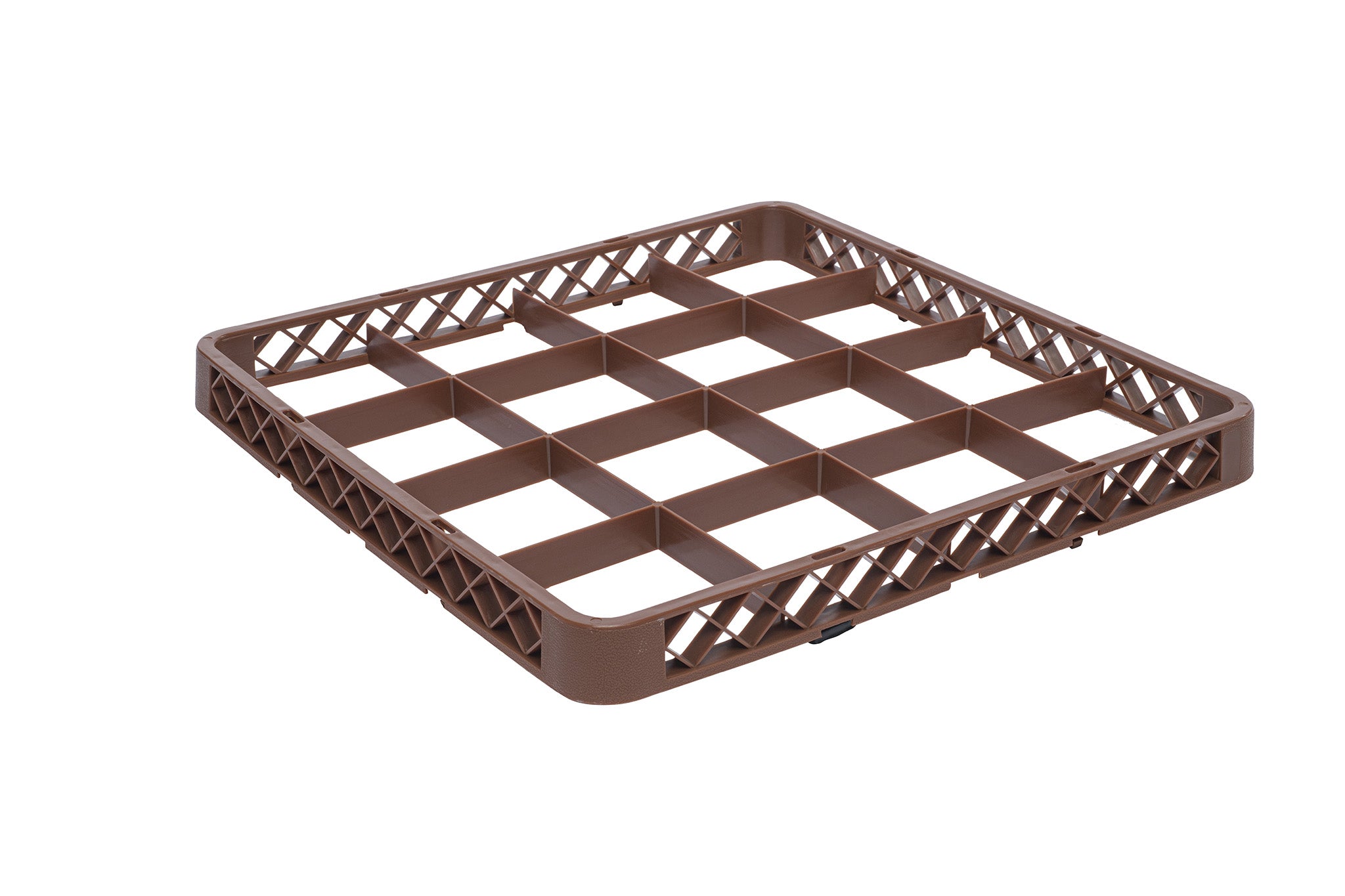 Dishwasher Rack Extender, Full Size, 16 Compartment, Brown