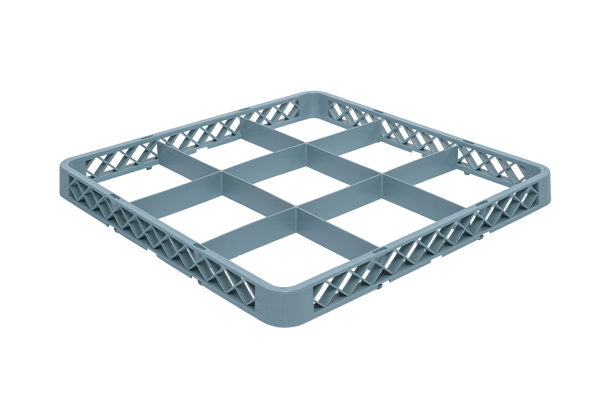 Dishwasher Rack Extender, Full Size, 9 Compartment, Gray