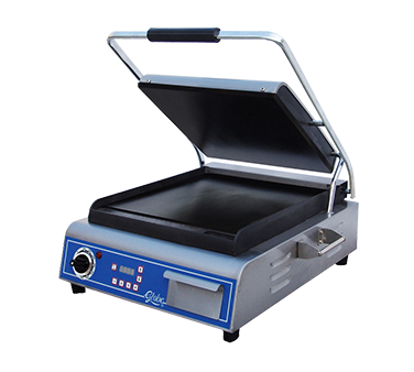 Sandwich/Panini Grill, single, countertop, electric, cast ir