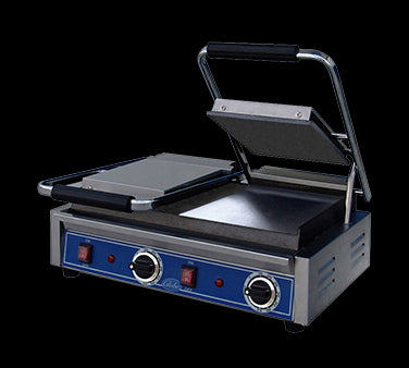 Bistro Panini Grill, double, countertop, electric, cast iron