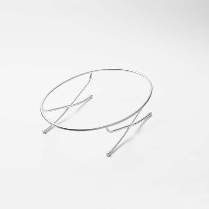 20" x 14" Oval Griddle Stand, Stainless Steel