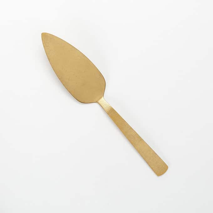 Pie Server, 10"L, Vintage Gold