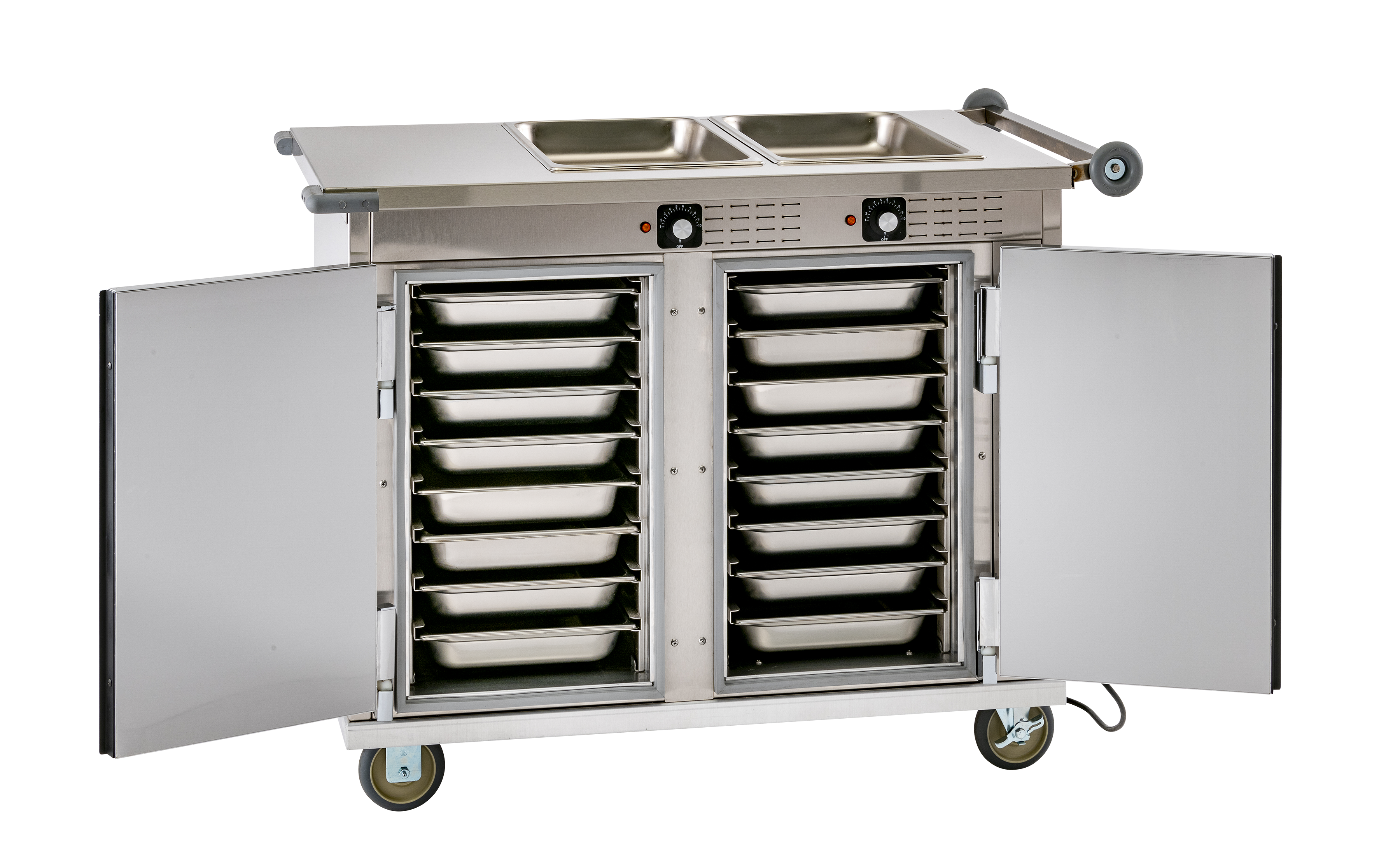 Insulated Mobile Serving Cart - 120V