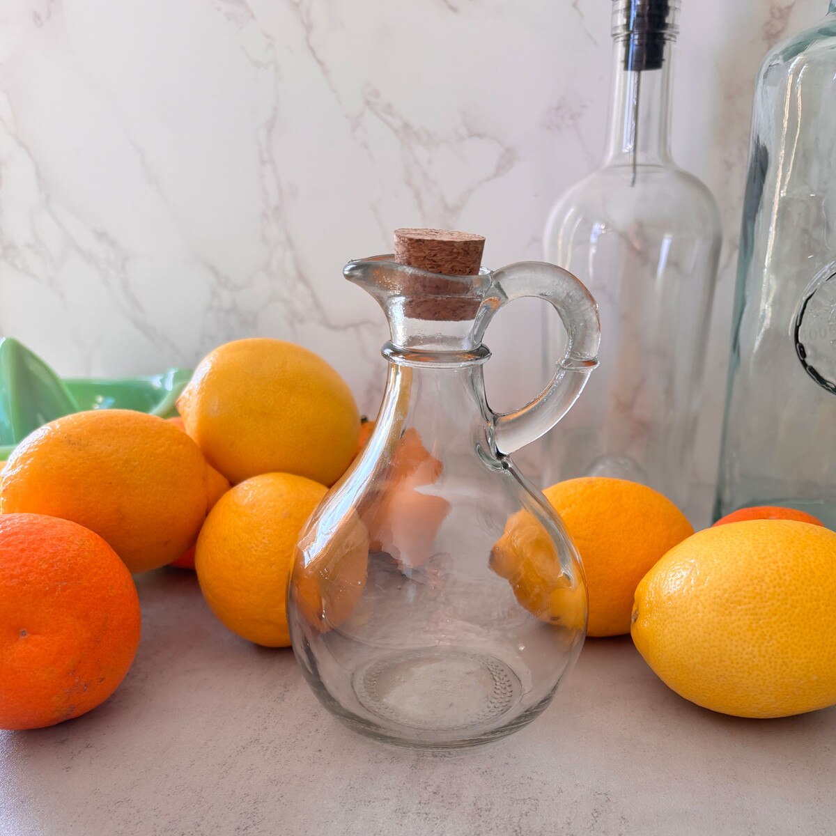 11 oz. Clear Glass Olive Oil Bottle