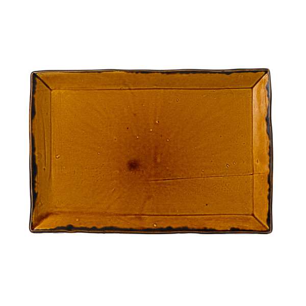 Harvest Brown 11.25" x 7.5" Rectangle Tray