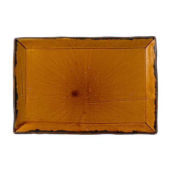 Harvest Brown 13.25" x 9" Rectangle Tray