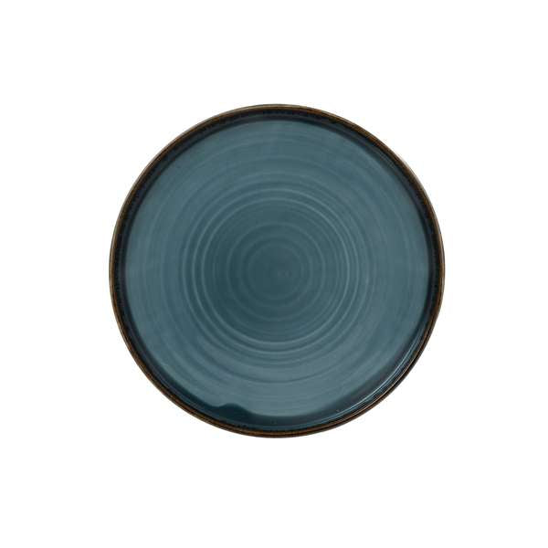 Harvest Blue 10.25" Walled Plate