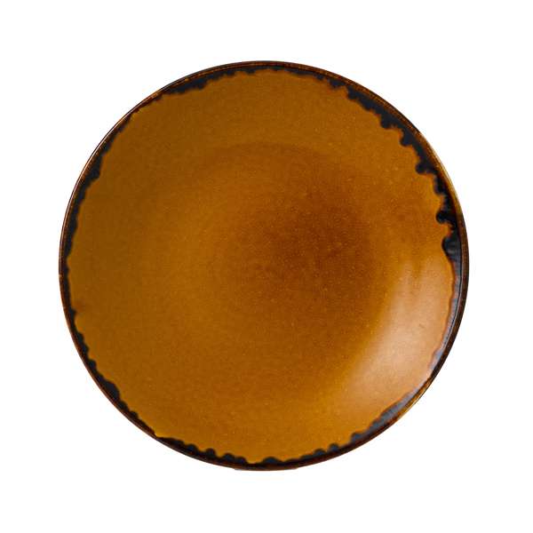 Harvest Brown 11" Coupe Plate