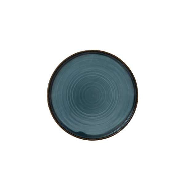 Harvest Blue 8.25" Walled Plate