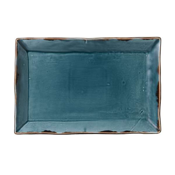 Harvest Blue 13.25" x 9" Rectangle Tray