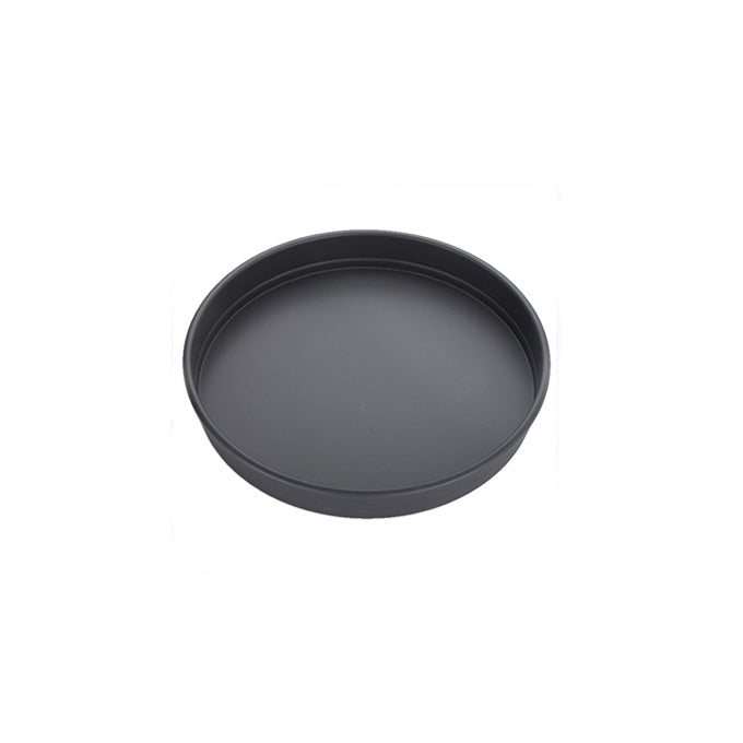 7" x 2" Straight-Sided Hard Coat Aluminum Pizza Pan, Stacking