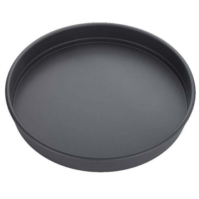 18" x 2" Straight-Sided Hard Coat Aluminum Pizza Pan, Stacking