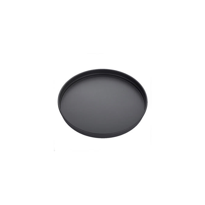 6" x 1-1/2" Straight-Sided Hard Coat Aluminum Pizza Pan, Stacking