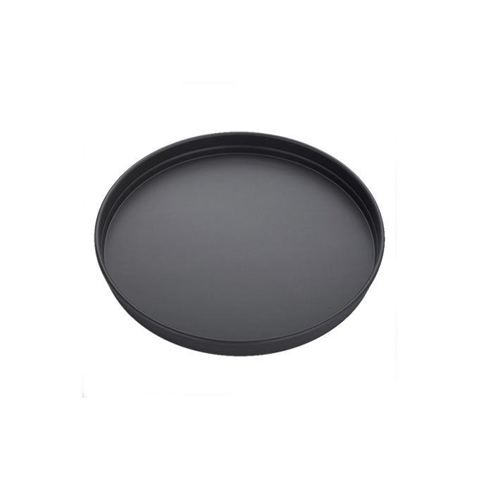 10" x 1-1/2" Straight-Sided Hard Coat Aluminum Pizza Pan, Stacking