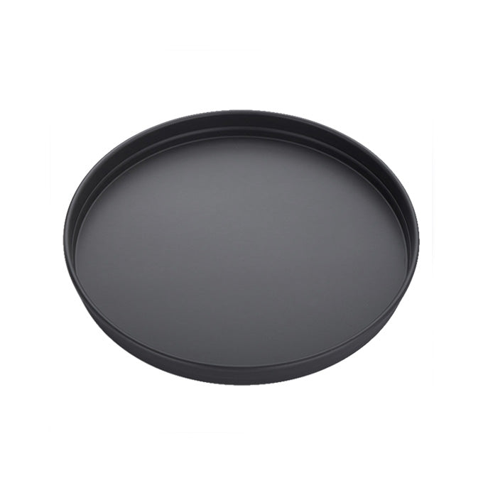 12" x 1-1/2" Straight-Sided Hard Coat Aluminum Pizza Pan, Stacking