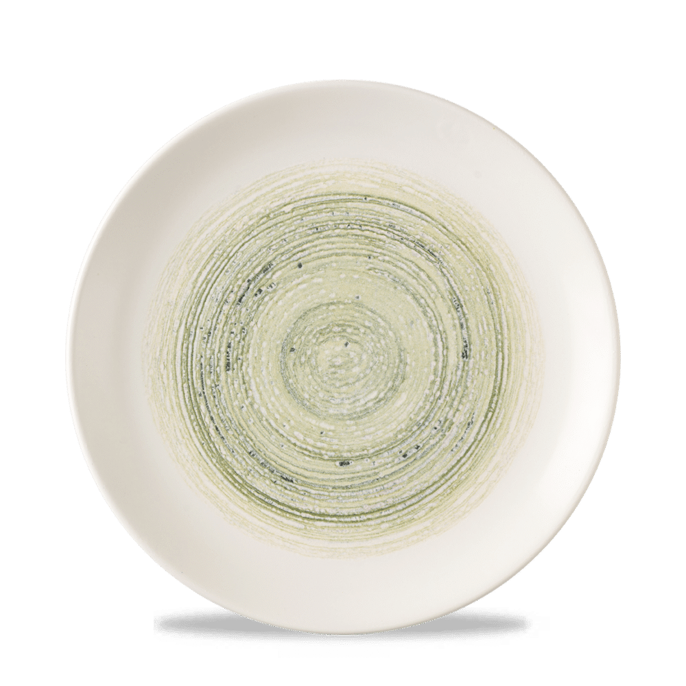 Fern Evolve Coupe Plate, 8.67