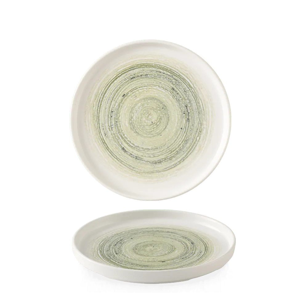 Fern Walled Plate, 6.3", Elements