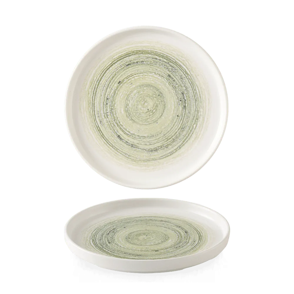 Fern Walled Plate, 8.25", Elements