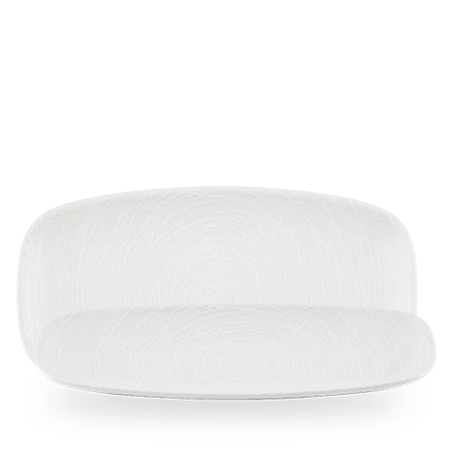 Inked Elements 14" x 7 1/2" Ice Oblong Plate