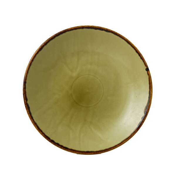 Harvest Green Coupe Plate 8.67"
