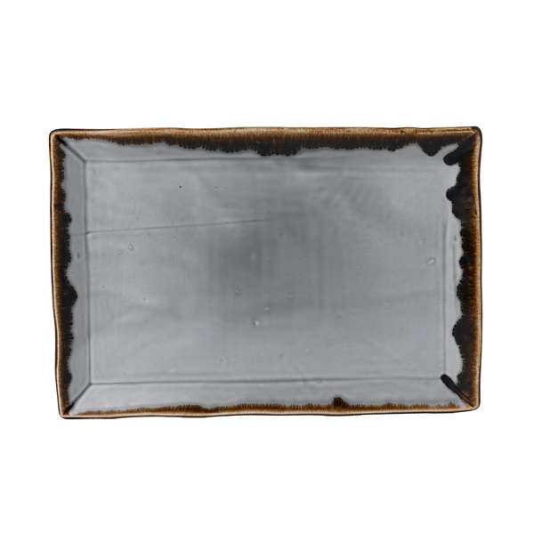 Harvest Grey 13.25" x 9" Rectangle Tray