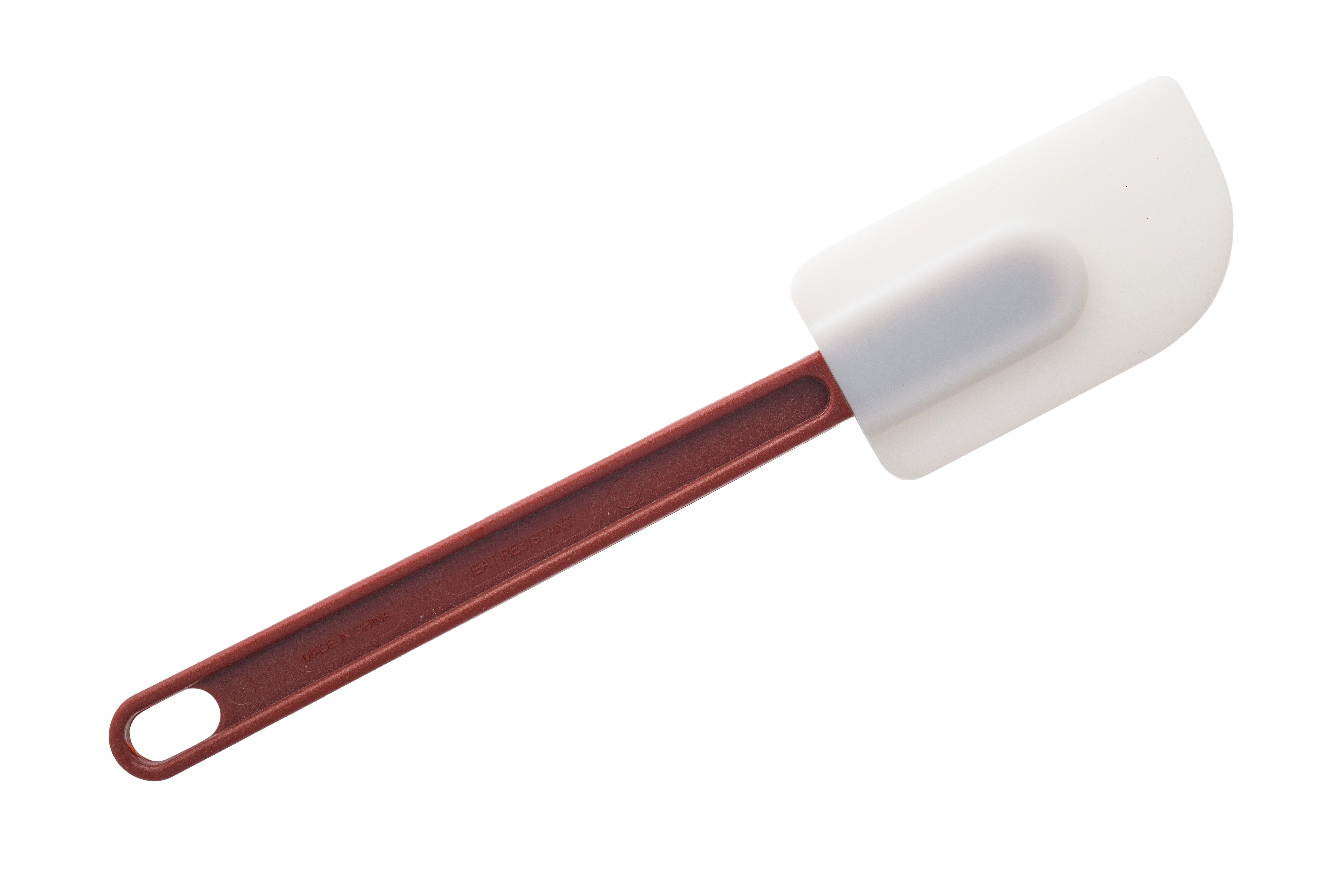 Scraper, 10" Red Nylon HandleSilicone Blade