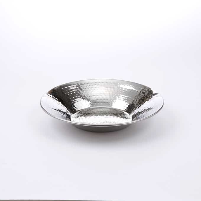 85 oz. Round Serving Bowl, Hammered Finish