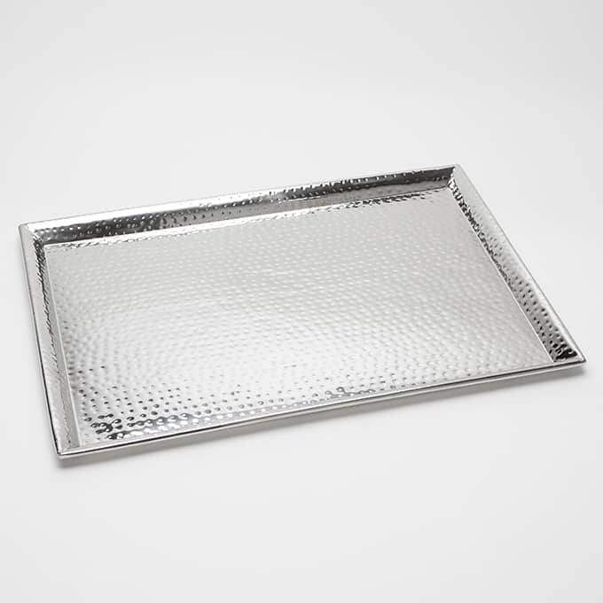 Full Size Rectangular Sheet Pan, Hammered Stainless Steel