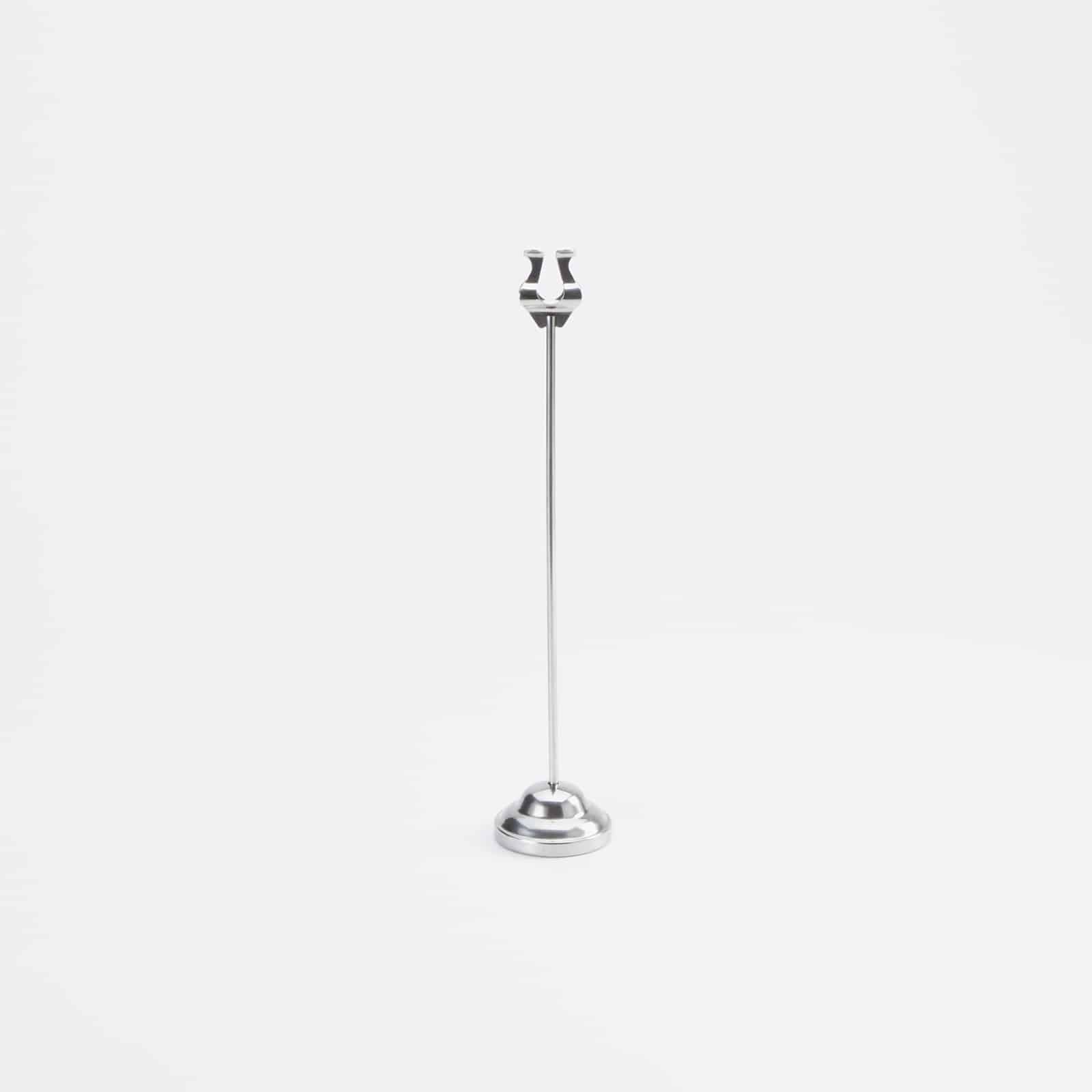 12"H Chrome Harp Weighted Number Stand