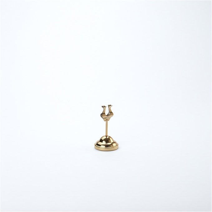 4"H Gold Harp Weighted Number Stand