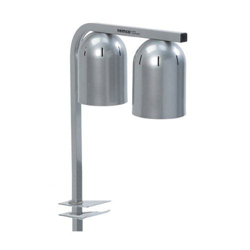 Two Bulb Portable Clamp Heat Lamp - 500W, 120V