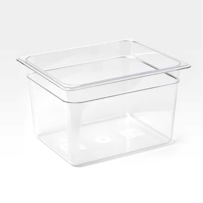 1/2 SIze Polycarbonate Beverage Tub Insert, Clear