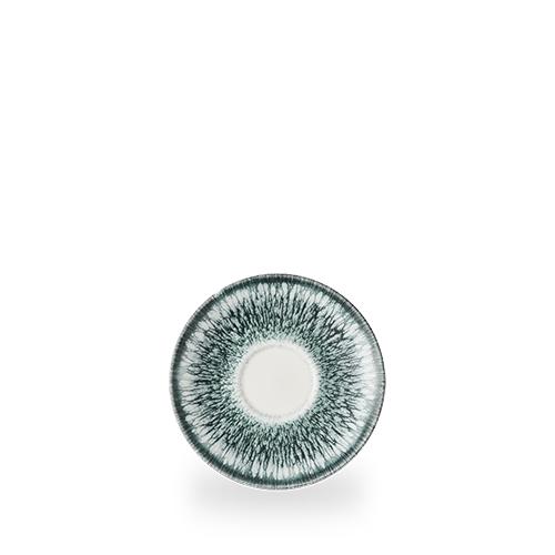 Inked Lumé 6" Black Saucer