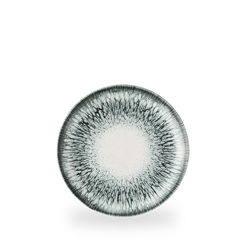 Inked Lumé 8.67" Black Coupe Plate