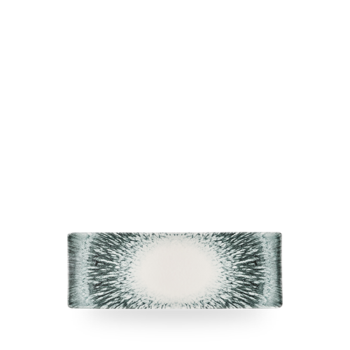 Inked Lumé 9.67" x 3.40" Black Oblong Tray