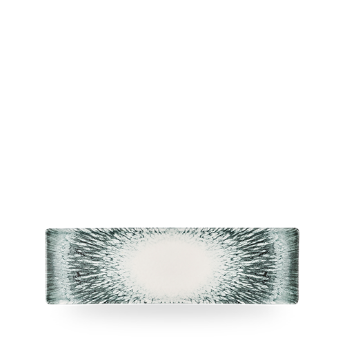 Inked Lumé 11.60" x 3.40" Black Oblong Tray