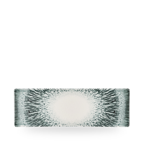 Inked Lumé 12.67" x 4" Black Oblong Tray