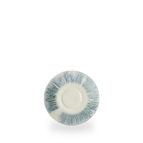 Saucer, 6 1/4" dia., Inked Lyra, blue