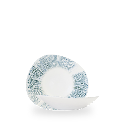 Inked Lyra 7.80" Blue Organic Bowl