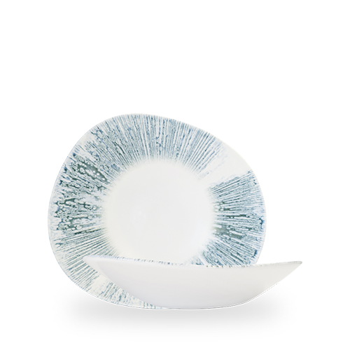 Inked Lyra 9.80" Blue Organic Bowl