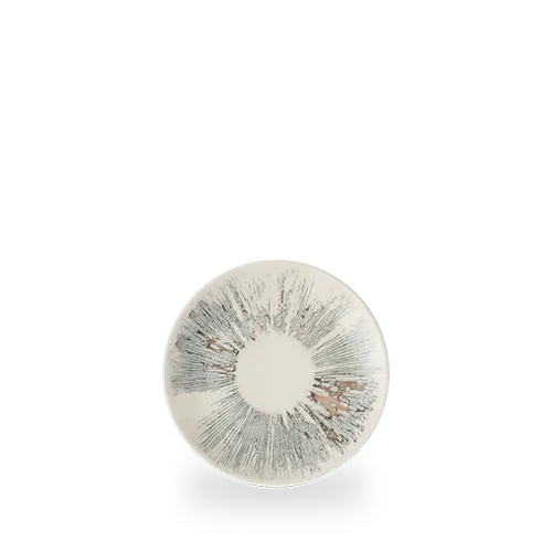 Plate, 6 1/2" dia., round, coupe, Evolve, Inked Lyra, pink