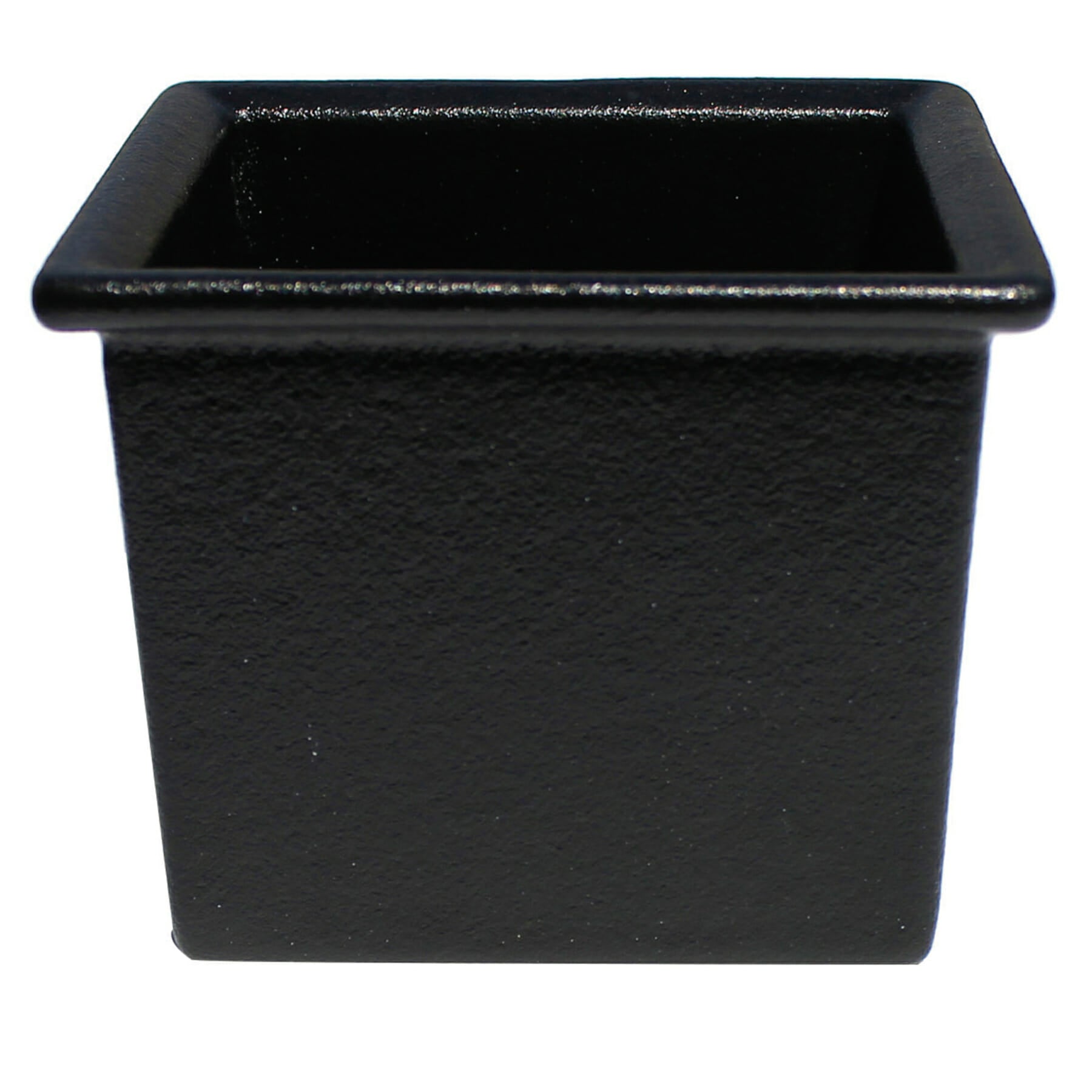 Bugambilia Salad Bar Bowl 23.67 oz Square, Solid Black