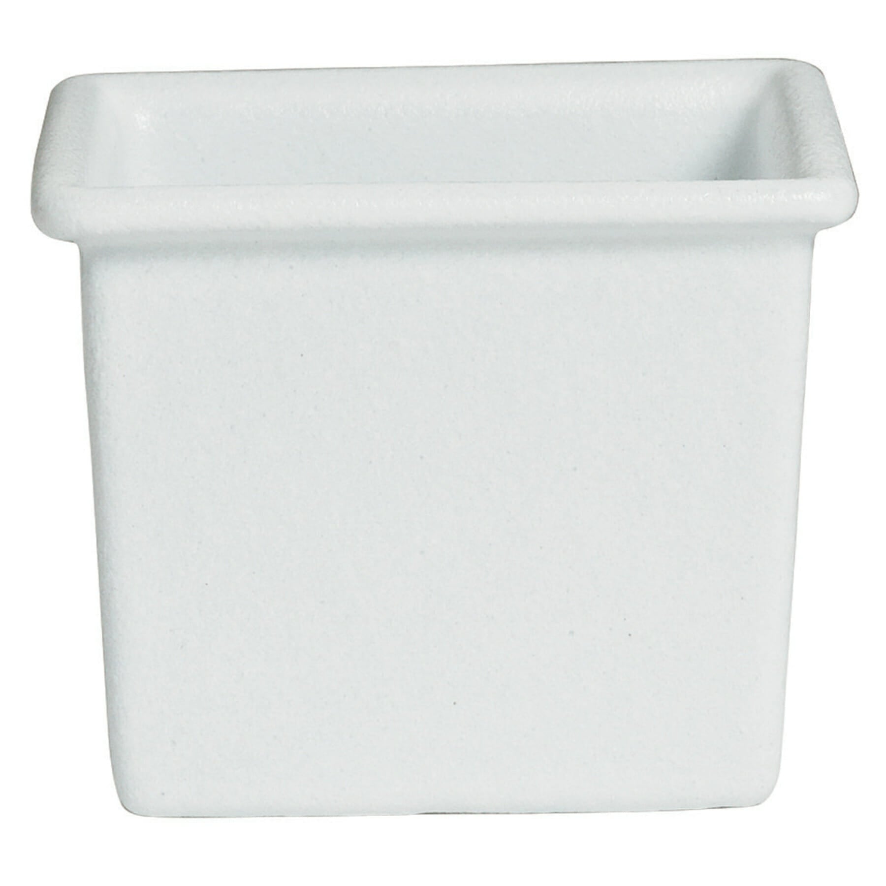 Bugambilia Salad Bar Bowl 57.5 oz Square, Solid White