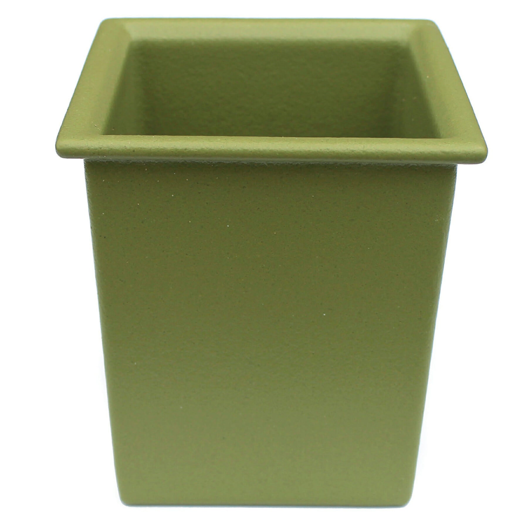 Bugambilia Salad Bar Bowl 67.6667 oz Square, Willow Green