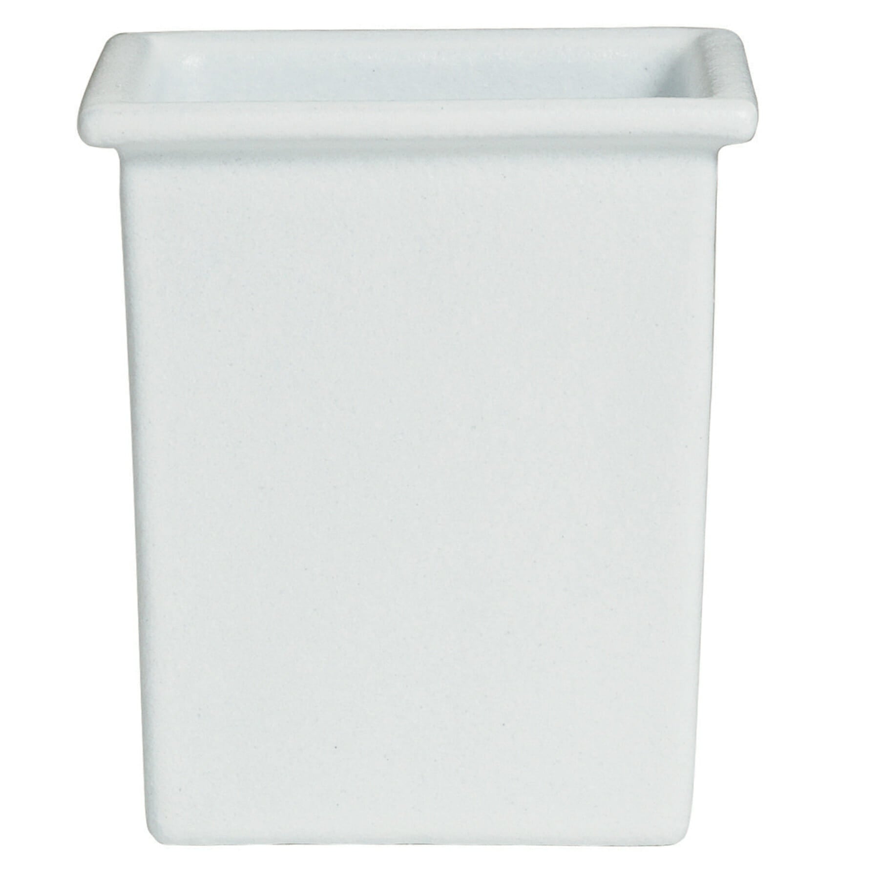 Bugambilia Salad Bar Bowl 67.6667 oz Square, Solid White