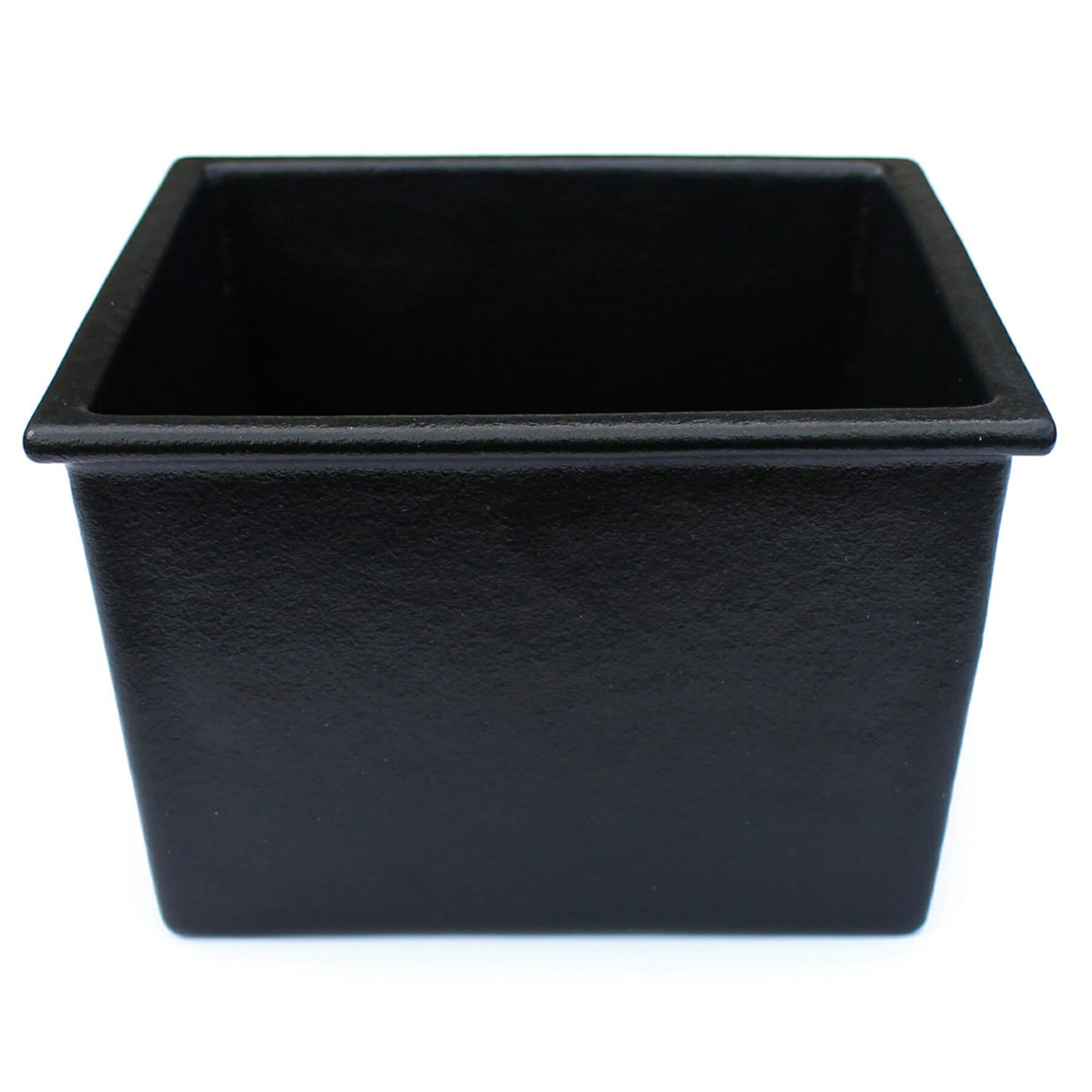 Bugambilia Salad Bar Bowl 186 oz Square, Solid Black