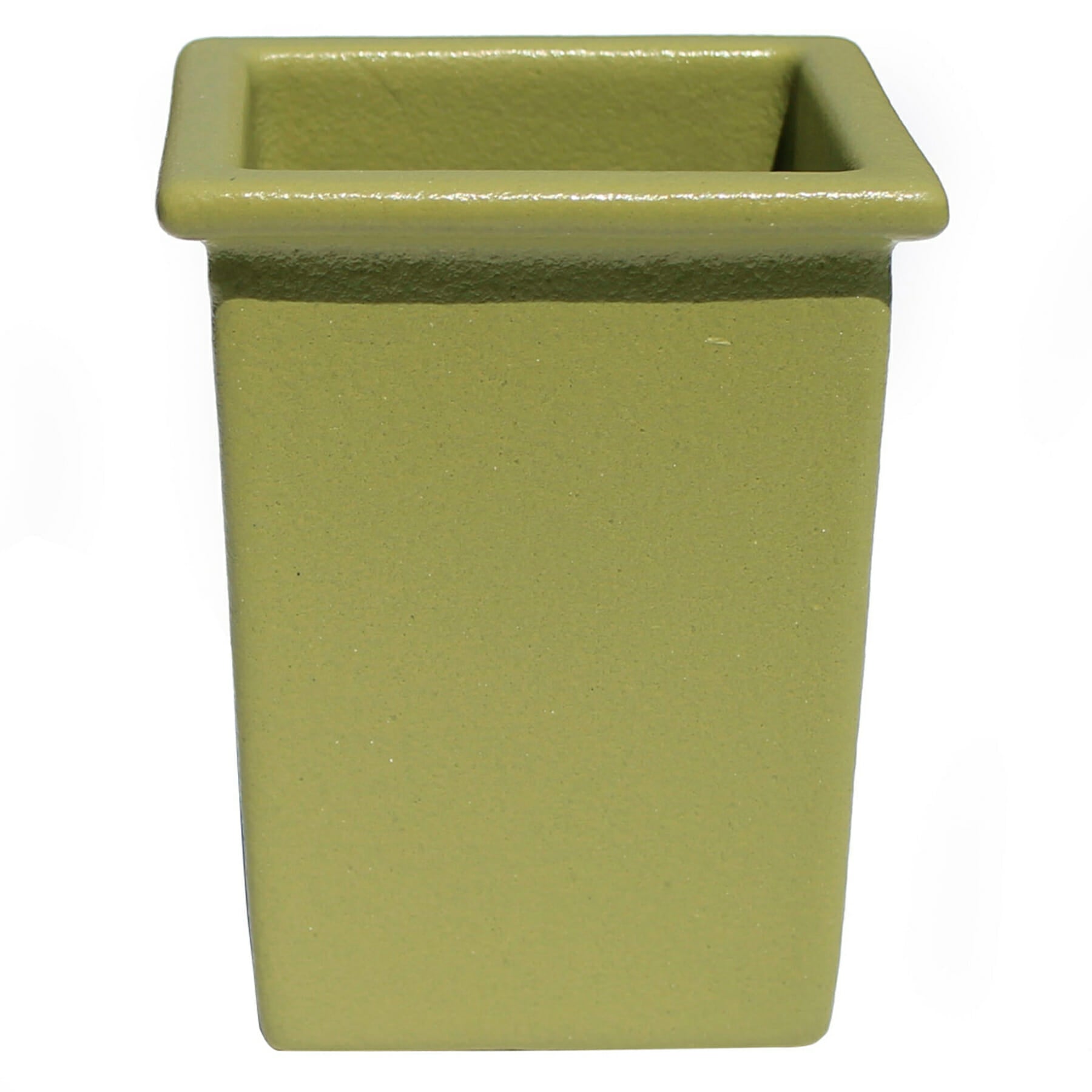 Bugambilia Salad Bar Bowl 38.04 oz Square, Willow Green