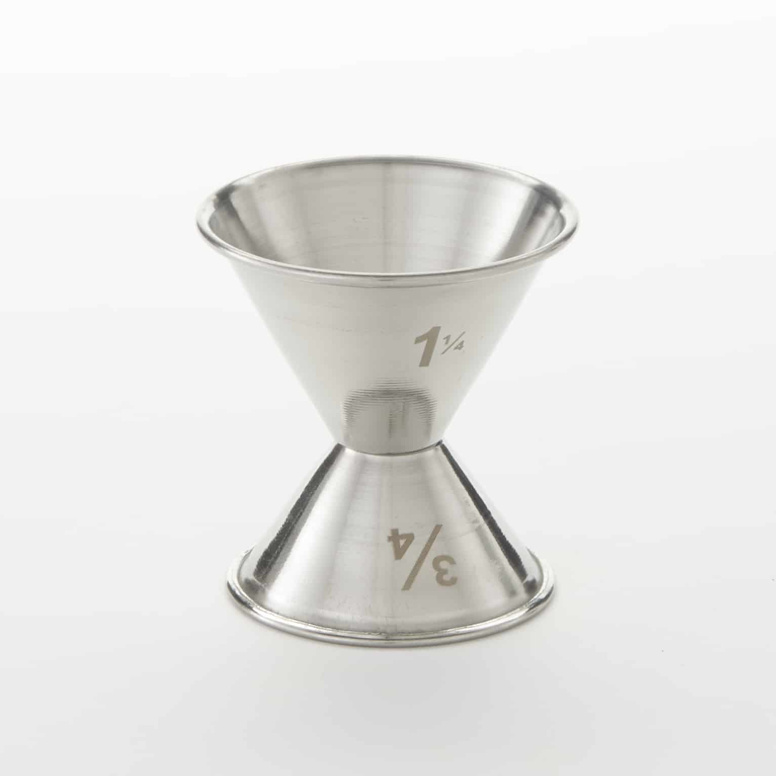 3/4 x 1-1/4 oz. Jigger, Satin Finish
