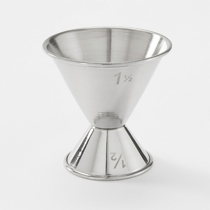 1/2 x 1-1/2 oz. Jigger, Satin Finish
